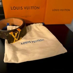 Louis Vuitton Brown Leather Belt 34 US/85 EUR